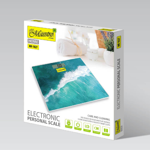 Ваги підлогові електронні скляні MR-1827 Maestro Житомир - фото 3