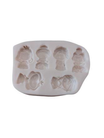 Молд силиконовый Куклы 89 на 61 мм серый Киев