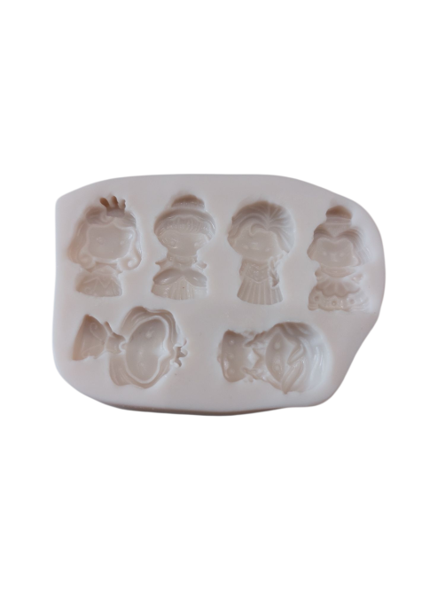 Молд силиконовый Куклы 89 на 61 мм серый Киев - изображение 2