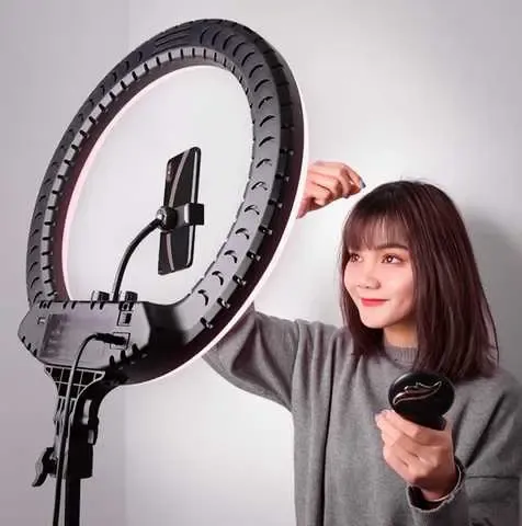 Кольцевая LED лампа RL-18, 45см, пульт в комплекте Коломыя - изображение 3