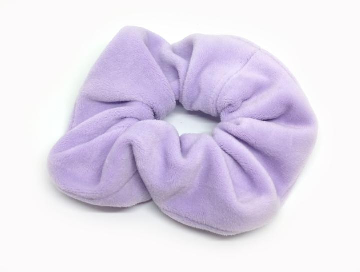 Резинка для волос плюшевая сиреневая Киев - изображение 1