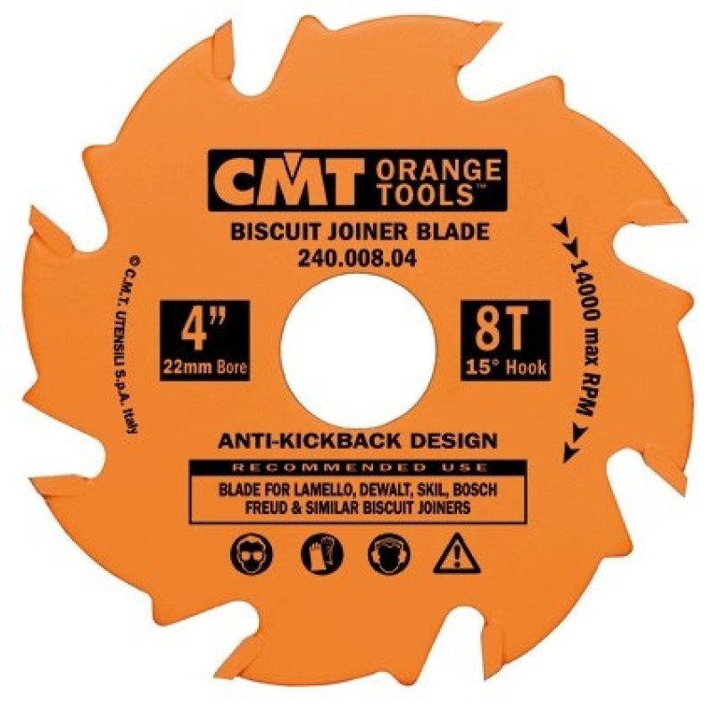 Пила для шпонки (lamello) CMT 100х22х8 К3.96х3.0 (240.008.04) Одесса - изображение 1