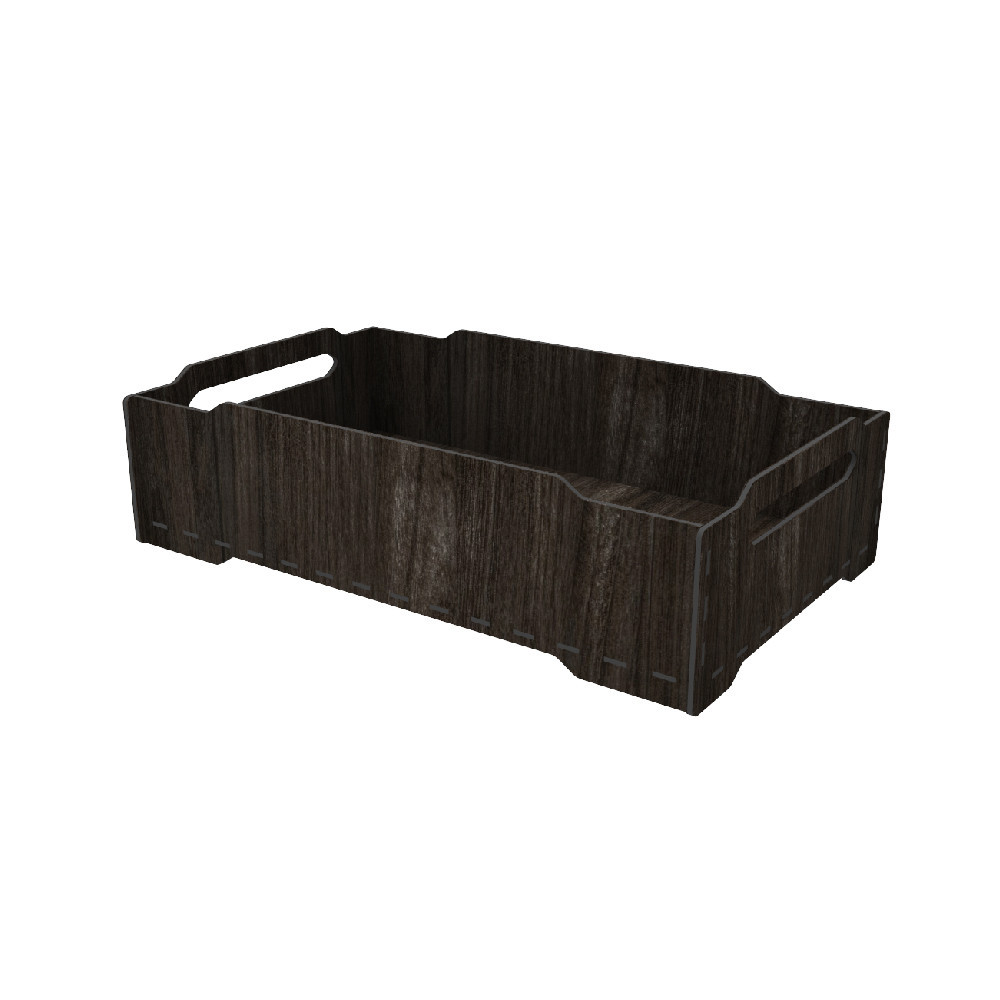 Коробка EKOSTAR з фанери 450x275x120 венге Київ - фото 1