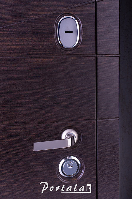 Двери квартирные, серия Премиум, модель Диагональ2, гнутый профиль, коробка 150 мм, полотно 105мм,  KALE257 Киев - изображение 3