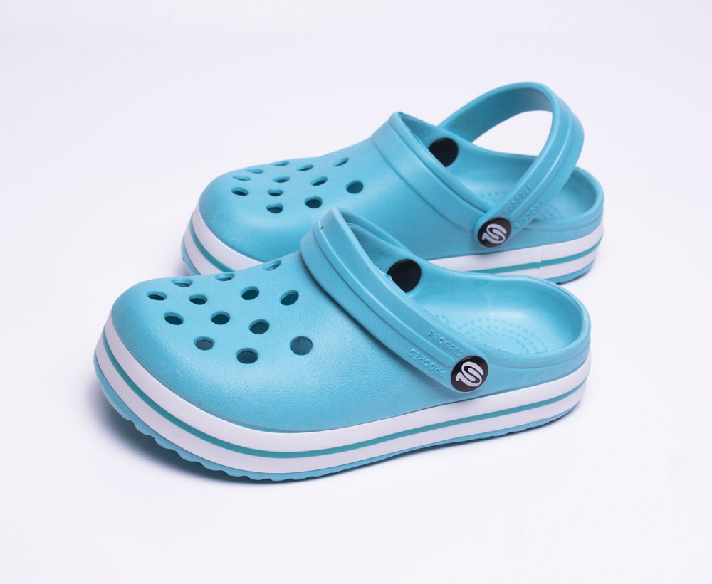 Детские кроксики сабо бирюзовые, кроксы для девочки ps309 Одесса - изображение 5