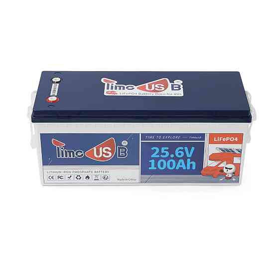 Акумуляторна батарея LiFePO4 Timeusb 25.6V 100Ah, 2560Wh, BMS 100A, 532*207*216мм Київ