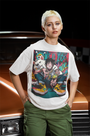 Футболка аниме Волф Аниме Манга Аниме оверсайз (S/M/L) Черний AnimeJ0716 Днепр