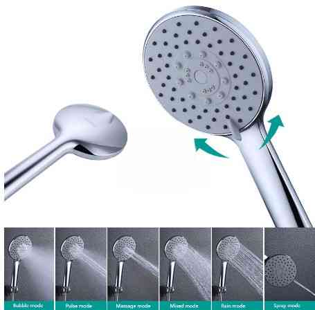 Водосберегающий смеситель Micoe для душа 6 функций Киев