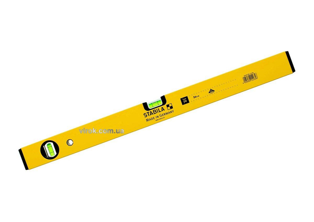 Рівень STABILA Type 70 : L= 50 см, 2 капсули. точн 0,50 mm/m. Одеса - фото 1
