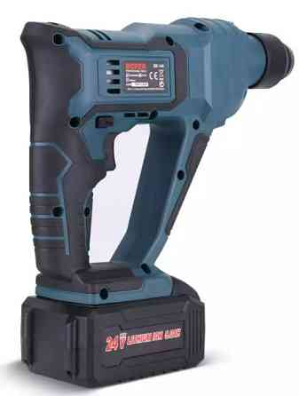 SR-149 Акумуляторний Перфоратор SDS+ 2×24В з М'якою Рукояткою, 2 Акумулятори, Набір Свердел та Насадок Одеса