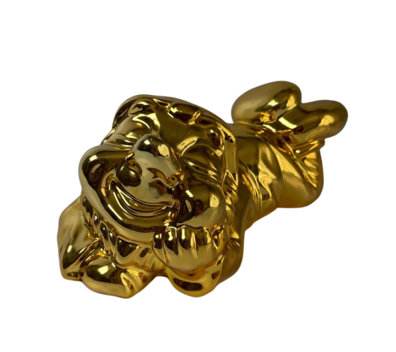 Фігура Золотий гном "Мрійник " 28 см Рівне