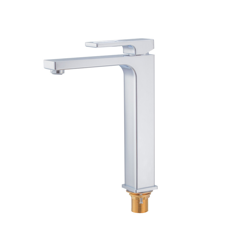 Високий змішувач для умивальника Koer KB-11009-01 хром (KR3500) Харків - фото 4