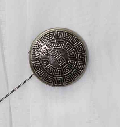 Магніти для штор і гардин (206м) Родос набір 2 шт Бронзовий (81-117А) Київ