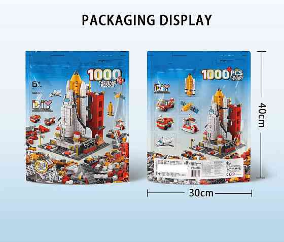 Конструктор LeanToys Космический корабль 1000 деталей, совместим с Lego Киев