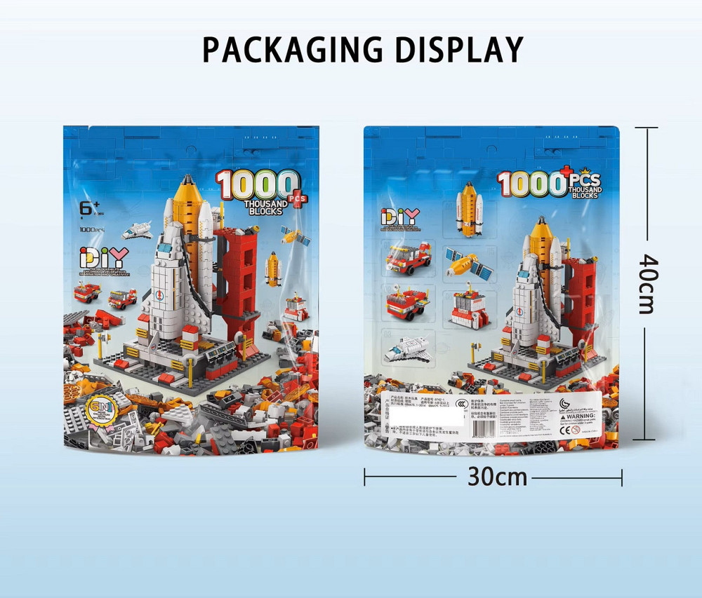 Конструктор LeanToys Космический корабль 1000 деталей, совместим с Lego Киев - изображение 2