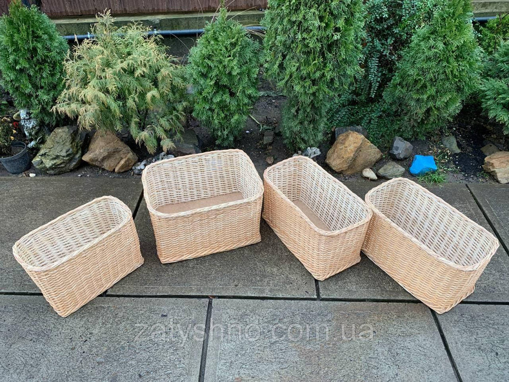Плетеные корзинки без ручек разных размеров Киев - изображение 9