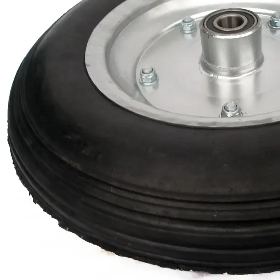 Лите колесо 380 мм для тачки – поліуретанове суцільне колесо безкамерне Харків