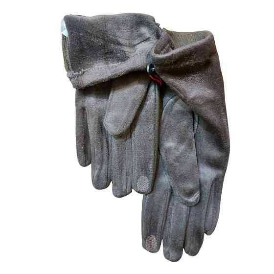 Рукавички жіночі сенсорні one size коричневий Київ