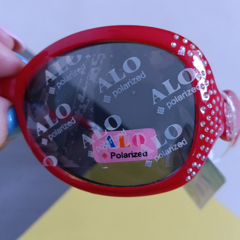 Сонцезахисні окуляри дитячі червоні котяче око з лінзами UV400 Київ - фото 6