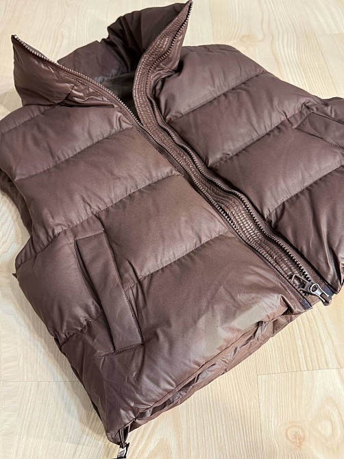 Жилетка жіноча A-N 10013 дута без капюшона коричнева, коричневий, 42 Київ - фото 7