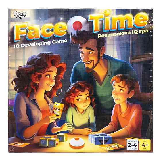 Розвиваюча настільна гра "Face Time" FT-01-01 з дзвіночком Вінниця