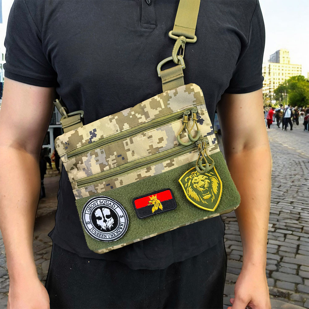 Сумка пояс плечо мужская тактическая, Рюкзак через плечо военная барсетка Сумка через военная NR-49 Львов - изображение 7