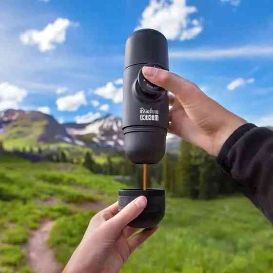 Портативна еспресо-кавоварка Wacaco Minipresso GR, механічна, для меленої кави Киев