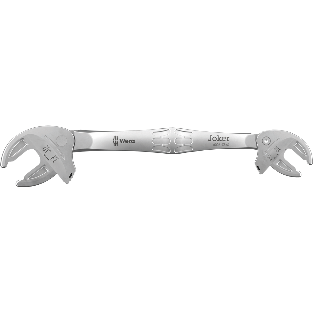 Набір універсальних двосторонніх ключів Wera 7-19мм 2шт, з автоматичним регулюванням, 6006 Joker 05020340001 Одеса - фото 4