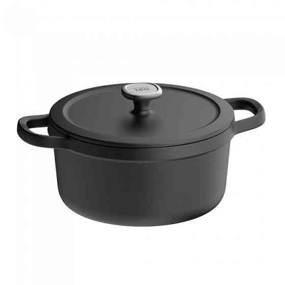 Каструля BergHoff Leo Graphite, чавун, діам. 24 см, 5,7 л 3950466 Код: 011687 Рівне