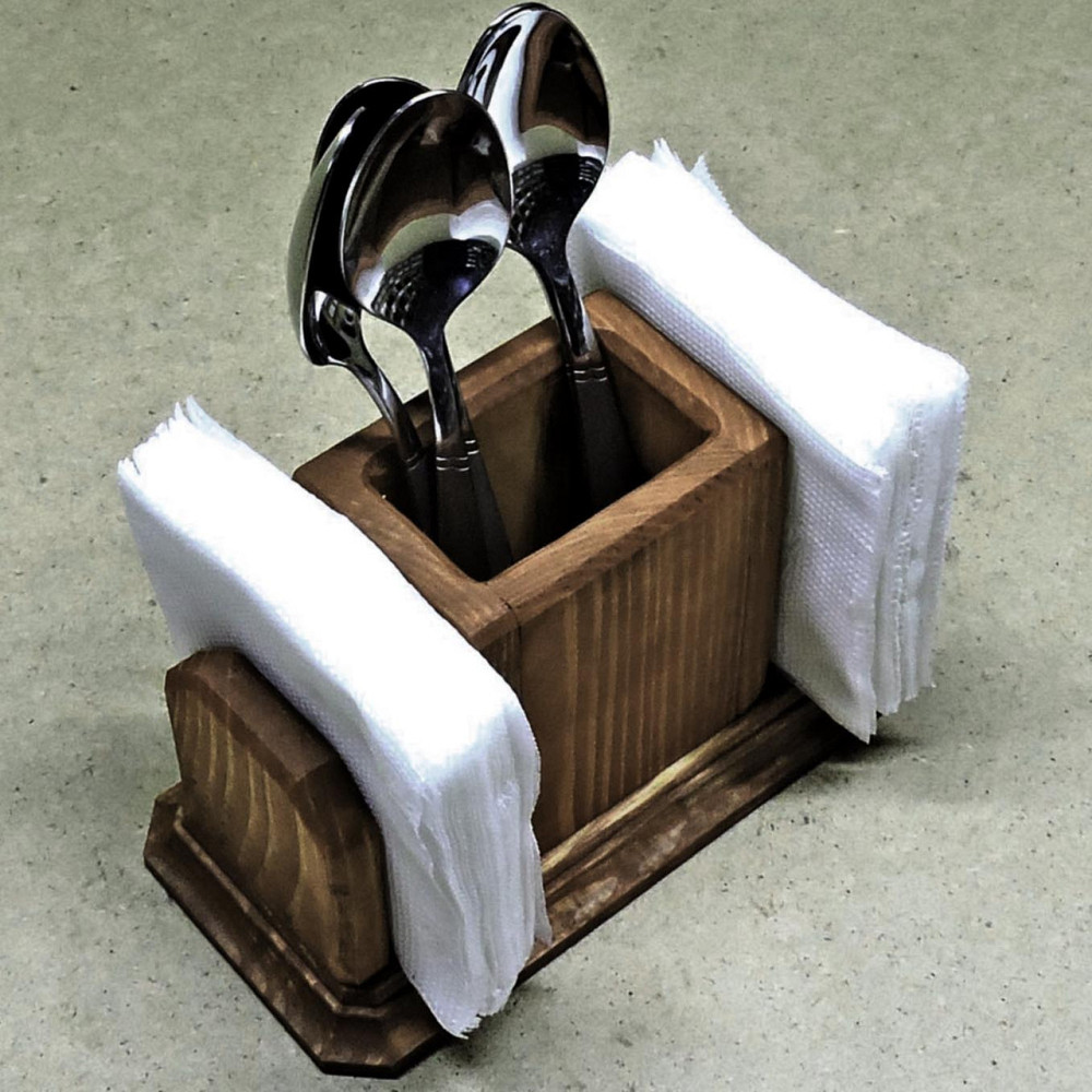 Підставка для столових приборів "Кулінаріо" сепія Миколаїв - фото 1