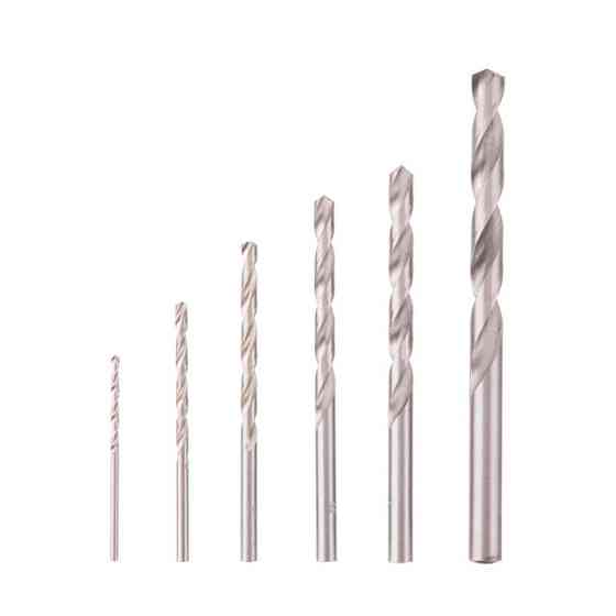 Набір свердел по металу DIN338 HSS, 6 шт. (2, 3, 4, 5, 6, 8 мм) INTERTOOL SD-0028 Київ