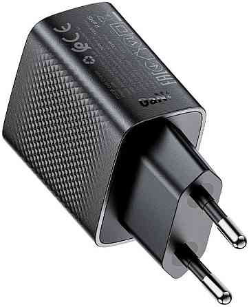 Зарядний пристрій 2xUSB 30W (USB-C+USB-A) Gan A98 Black Acefast Винница