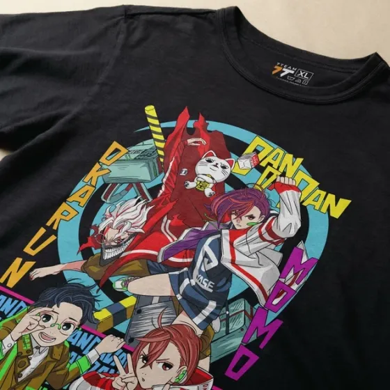 Футболка чоловіча з  принтом Дандадан Момо и Окуран Розмір 48 Anime0940 Дніпро