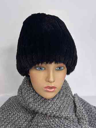 Шапка хутряна жіноча сніп Кароліна Чорний Харків