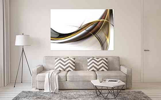 Картина холст в гостиную / спальню  Абстракція   MLP_30 50x100 см Киев