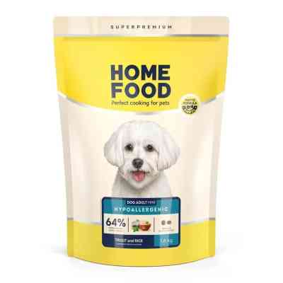 Сухий корм для собак Home Food ADULT MINI Hypoallergenic з фореллю та рисом 1.6 кг (4820235020309) Вінниця