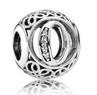 Срібна намистина Пандора  «Літера O» 791859CZ MasterSem Київ - фото 1