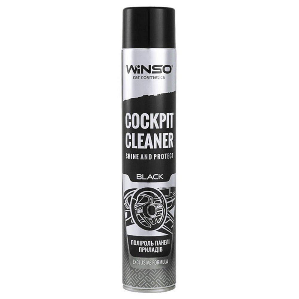 Поліроль для панелі приладів Winso Exclusive Cockpit Cleaner Black, 750мл Київ - фото 1