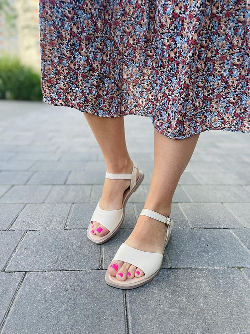 Tamei Босоніжки жіночі Tamei 0573-1 бежеві (літо, шкіра натуральна) (5260) 36-40 Коломия - фото 8