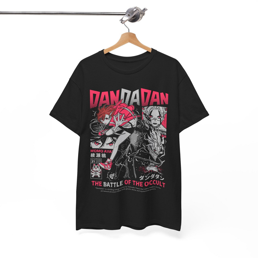 Футболка для хлопчика з аніме принтом Аніме Дандадан Окарун Джапанесе оверсайз (зріст від 165 до 180) Чорний AnimeJ0265m Дніпро - фото 7