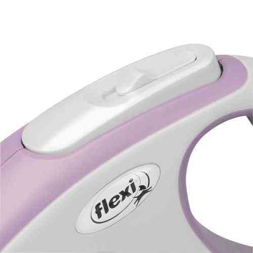 Рулетка Flexi New Comfort для собак, стрічка, розмір S, 5 м (рожева) Вінниця