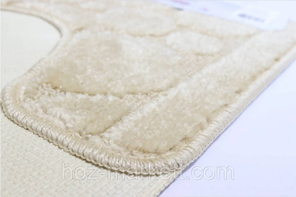 Коврики для ванной и туалета  бежевый производства Турция 80 х 50 см и 50 х 40 см Харьков - изображение 2