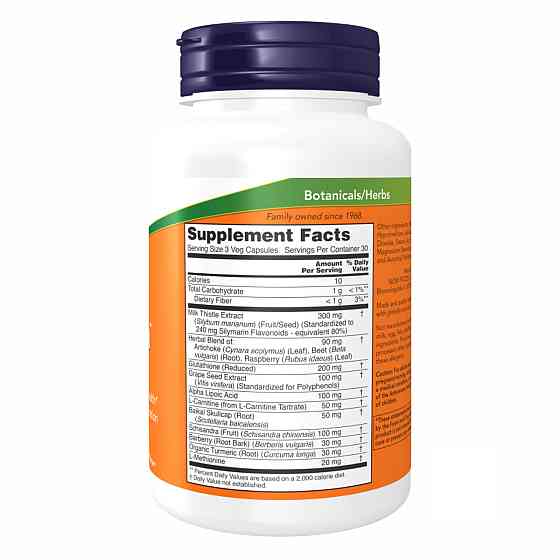 Поддержка печени Ливер Рефреш Now Foods Liver Refresh 90 vcaps Киев