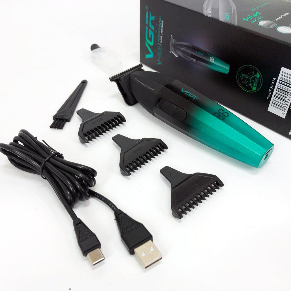 Машинка-тример для стрижки бездротова VGR V-906, Класна машинка для стрижки волосся OS-97 Львів - фото 10