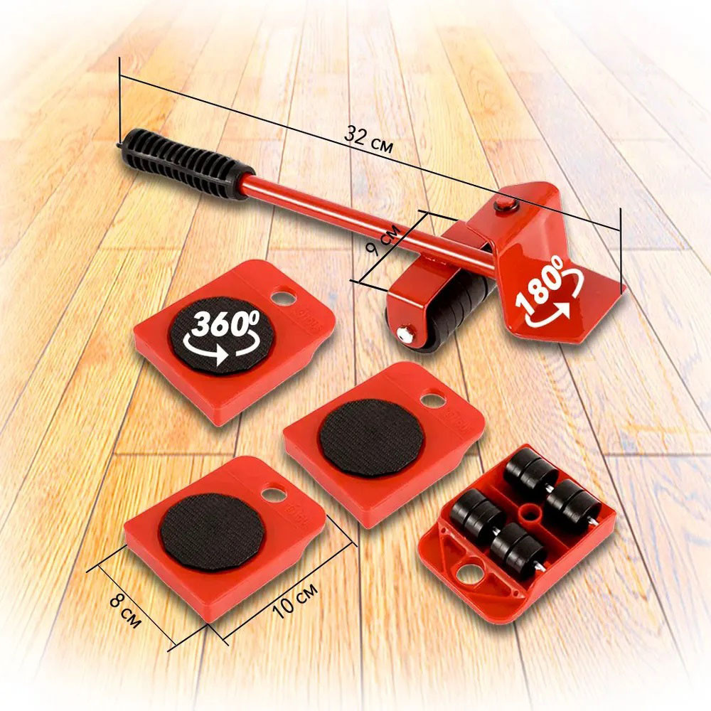 Набор для перемещения мебели и крупногабаритных предметов Moving Helpers 5 предметов OV-87 Львов - изображение 11