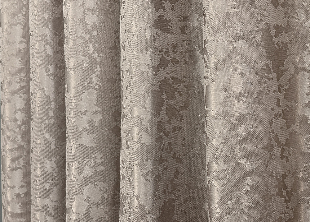 Комплект готовых штор VR-Textil Лен мрамор Pavliani VO № 1717ш серо-бежевый 185х270 см 2 шт (39-119) Киев - изображение 7