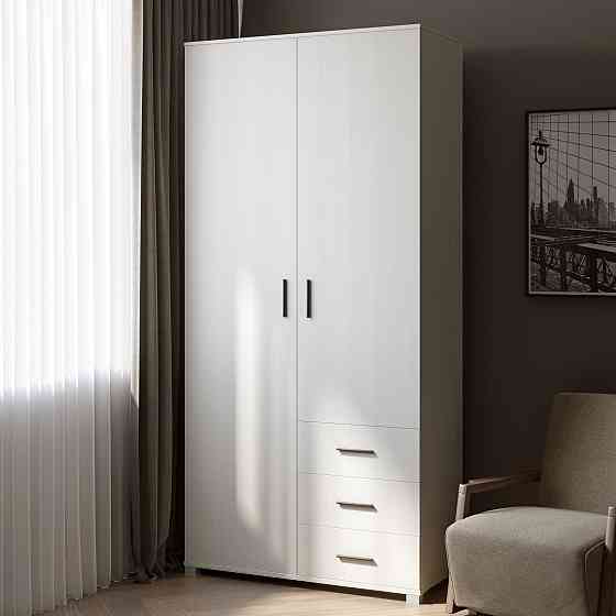 Шкаф прямой с ящиками Эверест Бриз ШП-4 нимфея альба (DTM-2453) Днепр