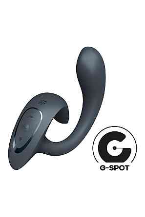 Вибратор для стимуляции точки G и клитора Satisfyer G for Goddess 1 темно-серый Sex Aura Киев