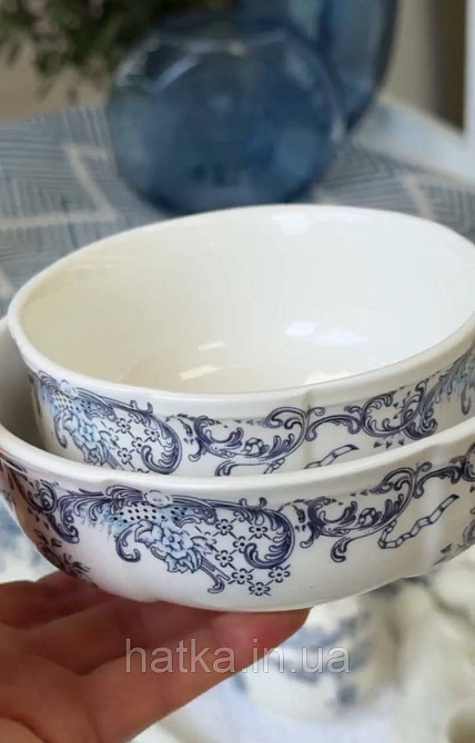 Салатник порцеляна вінтажний стиль 350 мл 12*6 см  "Grevelingen" 8030-506 для дому та ресторанів Київ - фото 3