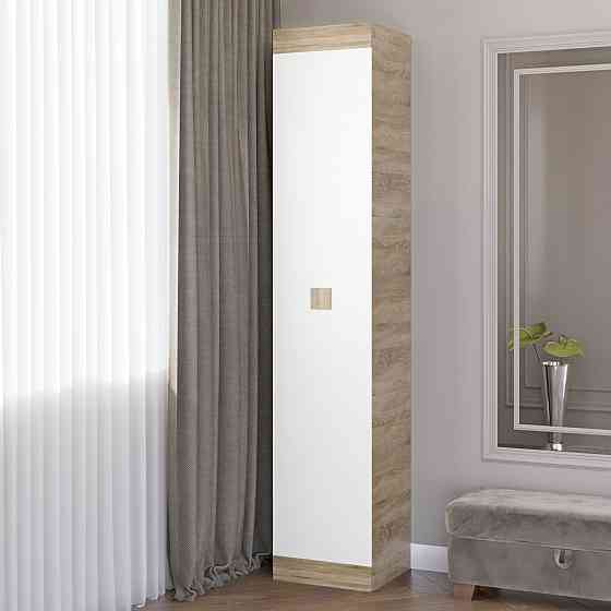 Шкаф-пенал закрытый Эверест Соната дуб сонома + белый (DTM-2275) Днепр